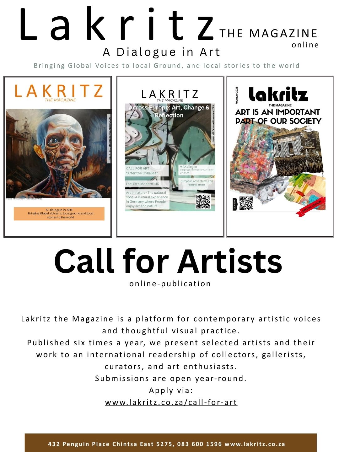 A dialog in Art – Online Publication